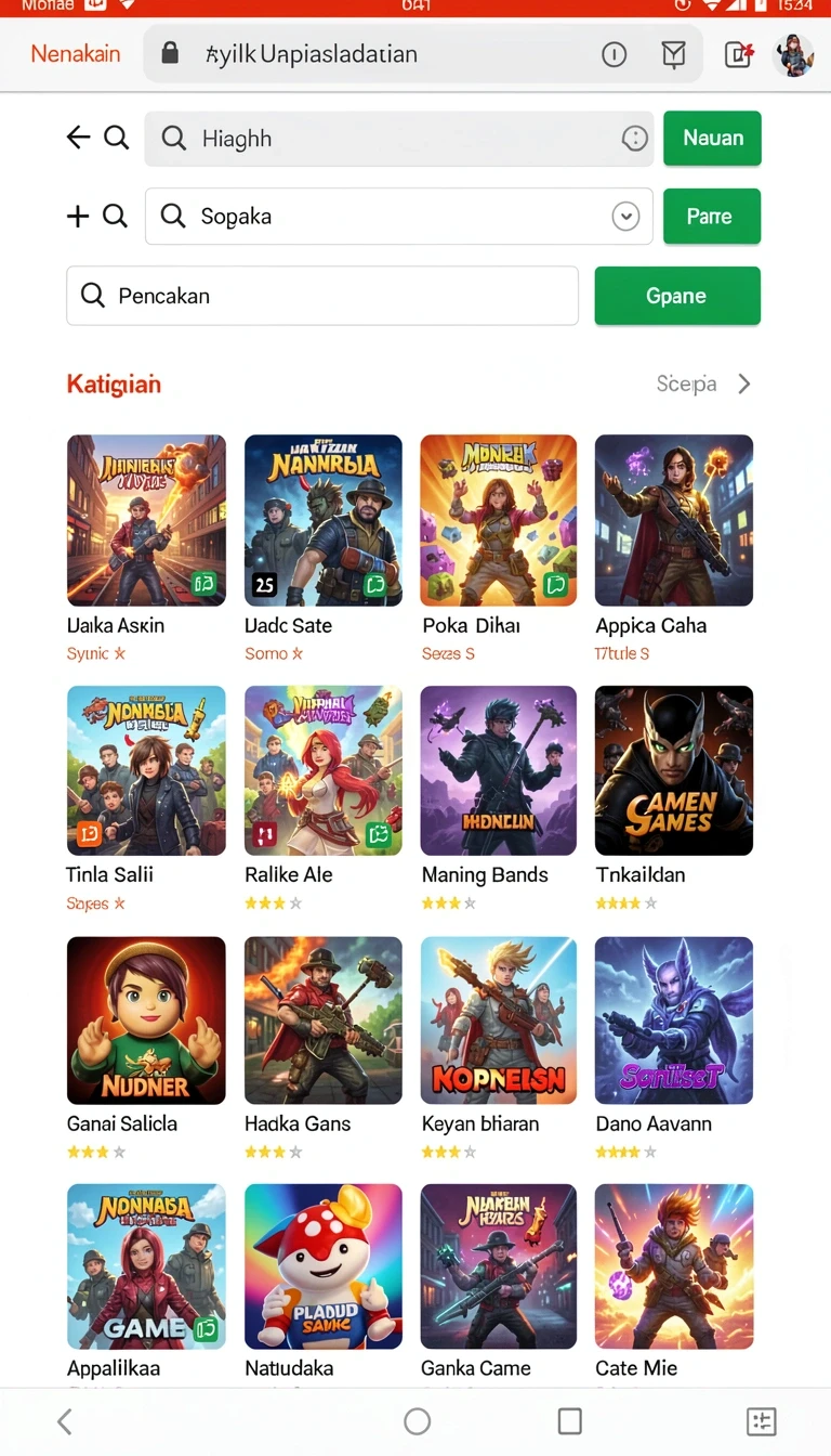 Beragam pilihan permainan menarik dalam aplikasi tv888 APK Terbaru 2026 untuk Semua Perangkat.